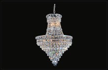 Load image into Gallery viewer, 9 Light Down Chandelier with Chrome finish