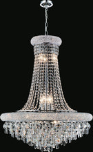 Load image into Gallery viewer, 9 Light Down Chandelier with Chrome finish