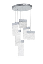 Load image into Gallery viewer, LED Chandelier with Pewter Finish