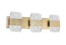 Load image into Gallery viewer, LED Wall Sconce with Gold Leaf Finish