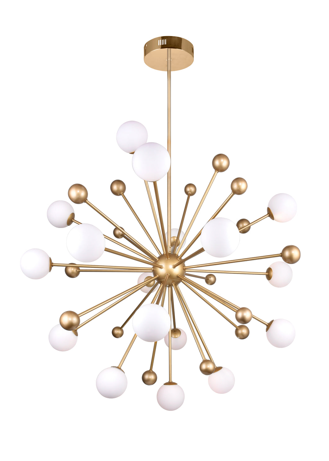 17 Light Chandelier with Sun Gold Finish