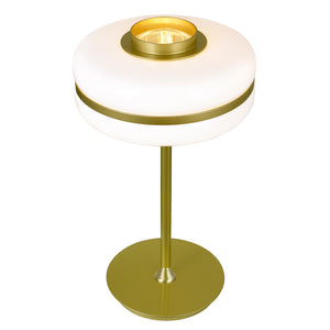 1 Light Table Lamp with Pearl Gold Finish