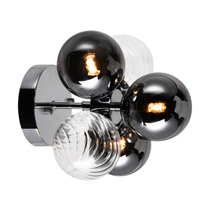 3 Light Sconce with Chrome Finish
