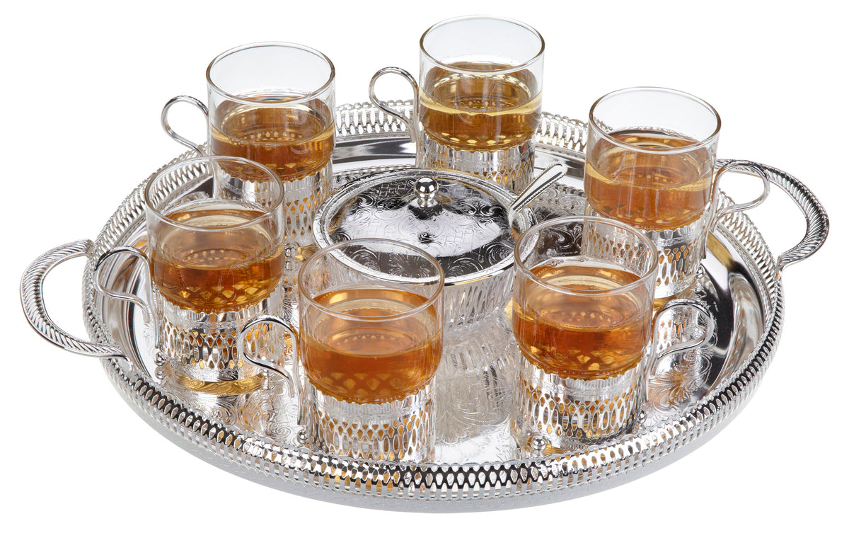 Round Tea Set with Sugar Dish & Spoon – New Classic Canada