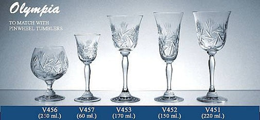 Set of 5 Lead Crystal Stemware – New Classic Canada