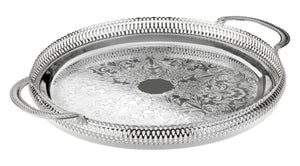 36 cm Round Gallery Tray-Handles