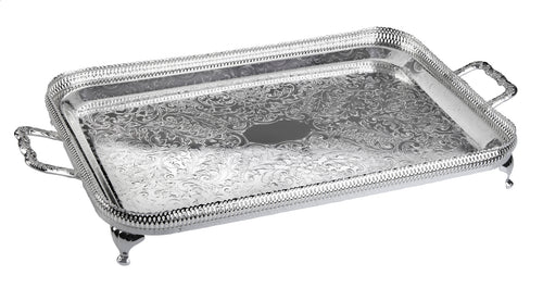 Large Oblong Gallery Tray-Handles