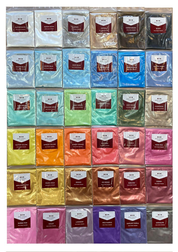 Mica Powder 36 Color Set for Epoxy Resin