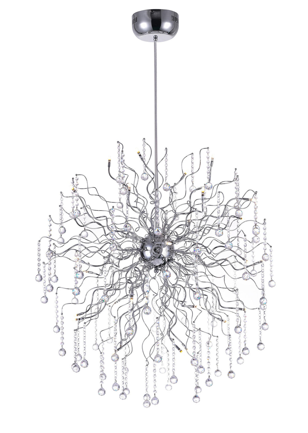 32 Light  Chandelier with Chrome finish