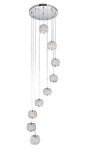 Load image into Gallery viewer, 9 Light Multi Light Pendant with Chrome finish