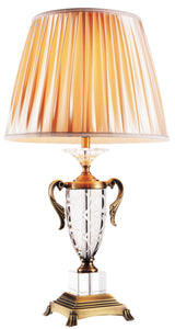 1 Light Table Lamp with Antique Brass finish