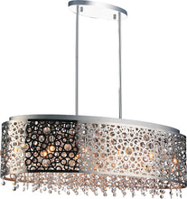 Load image into Gallery viewer, 11 Light Drum Shade Chandelier with Chrome finish