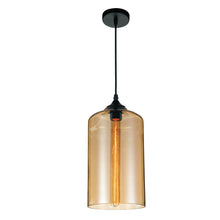 Load image into Gallery viewer, 1 Light Down Mini Pendant with Transparent Cognac finish