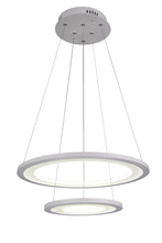 Load image into Gallery viewer, LED  Chandelier with White finish