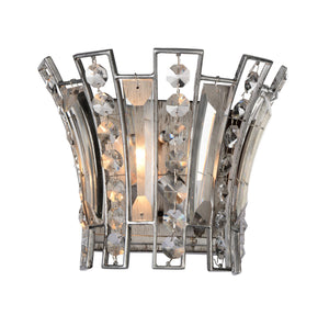 1 Light Wall Sconce with Antique Forged Silver finish