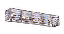 Load image into Gallery viewer, 4 Light Vanity Light with Bright Nickel finish
