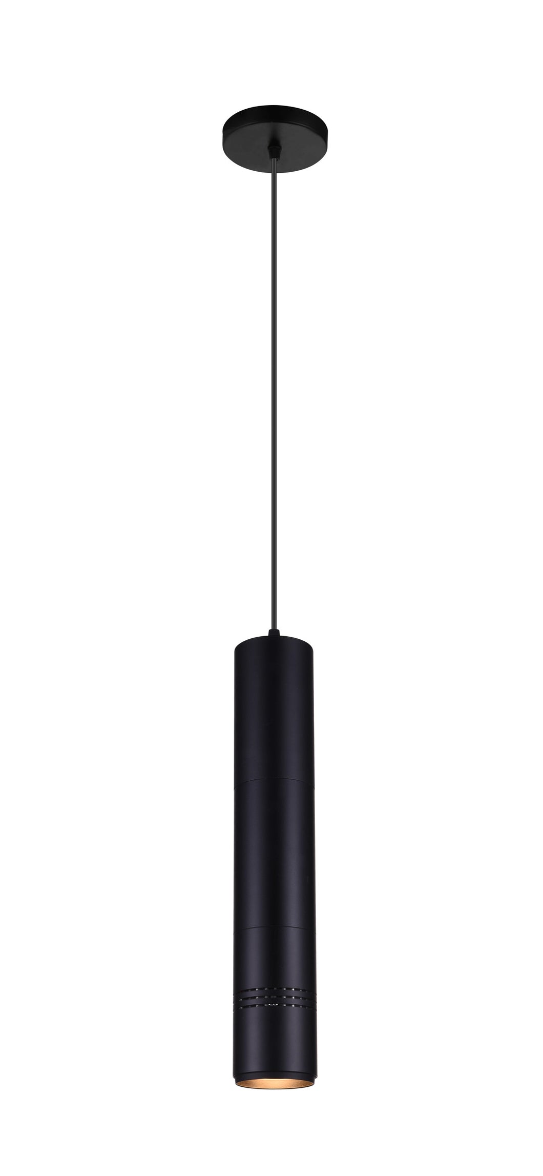 LED Down Mini Pendant with Black finish