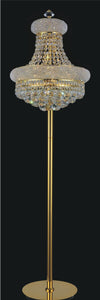 8 Light Floor Lamp with Gold finish