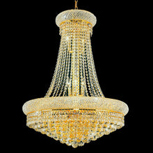 Load image into Gallery viewer, 14 Light Down Chandelier with Gold finish