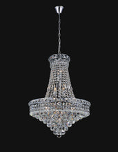 Load image into Gallery viewer, 14 Light Down Chandelier with Chrome finish