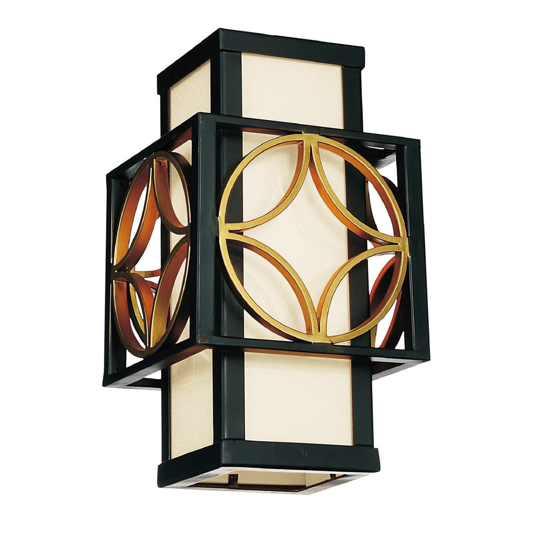 1 Light Wall Sconce with Golden Line Bronze finish
