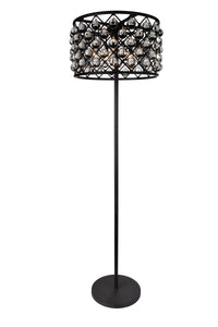 5 Light Floor Lamp with Black finish