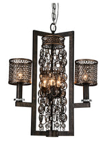 Load image into Gallery viewer, 6 Light Up Chandelier with Golden Bronze finish