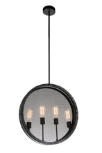 Load image into Gallery viewer, 4 Light Up Pendant with Black finish