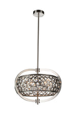 Load image into Gallery viewer, 5 Light  Chandelier with Satin Nickel finish