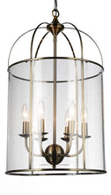 Load image into Gallery viewer, 6 Light Up Chandelier with Antique Bronze finish