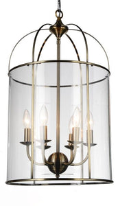 6 Light Up Chandelier with Antique Bronze finish