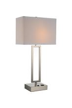 Load image into Gallery viewer, 1 Light Table Lamp with Satin Nickel finish