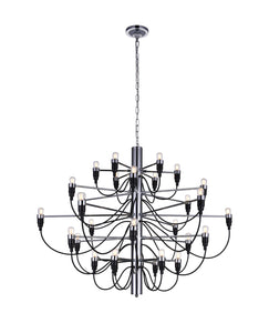 30 Light  Chandelier with Chrome finish