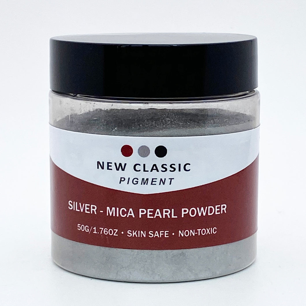 Silver Mica Powder for Epoxy Resin 50 Grams