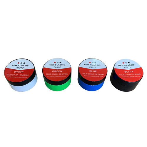 4  Solid Colors Paste Set. Highly Concentrated