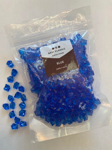 BLUE ACRYLIC STONES - SMALL SIZE