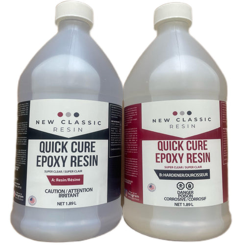 QUICK CURE EPOXY RESIN 1 GALLON KIT - FREE EXPRESS SHIPPING