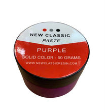 Load image into Gallery viewer, Purple 50 Grams Solid Color Paste Highly Concentrated
