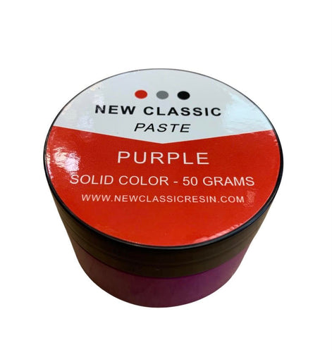 Purple 50 Grams Solid Color Paste Highly Concentrated