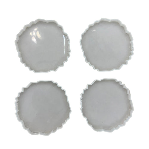 4 Pcs. Coaster Silicone Molds for Epoxy Resin